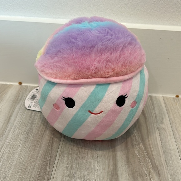 NWT Squishmallows Tucker slushie and Bevin cotton candy Flipamallows 8 inches - Picture 3 of 4